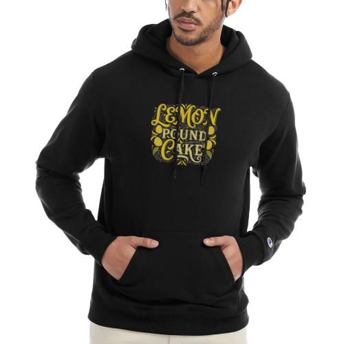 Lemon Pound Cake Vintage Flourish - Champion Unisex Powerblend Hoodie
