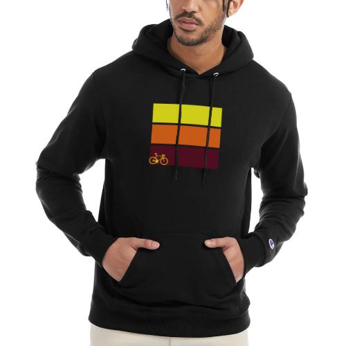 tricolor with bicycle - Champion Unisex Powerblend Hoodie