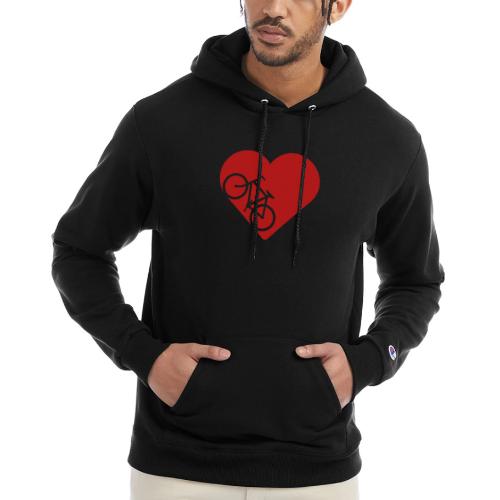 Bike in heart - Champion Unisex Powerblend Hoodie