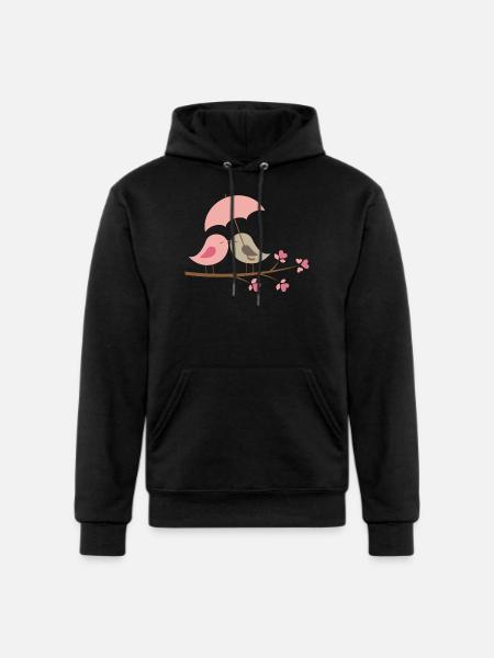 Umbrella love - Champion Unisex Powerblend Hoodie - black