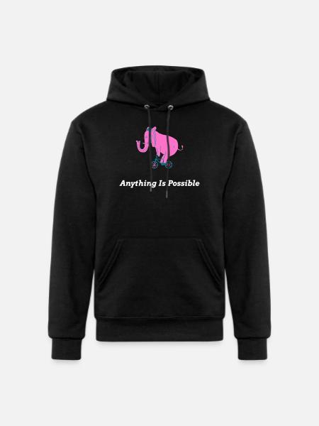 Anything Is Possible - Champion Unisex Powerblend Hoodie - black
