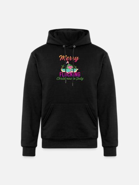 Christmas in July - Champion Unisex Powerblend Hoodie - black