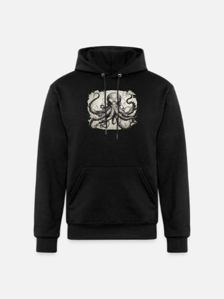 octopus1 - Champion Unisex Powerblend Hoodie - black