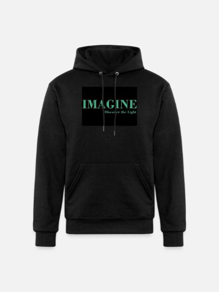 IMAGINE - Champion Unisex Powerblend Hoodie - black
