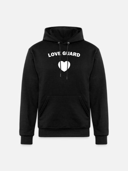 Love Guard - Champion Unisex Powerblend Hoodie - black