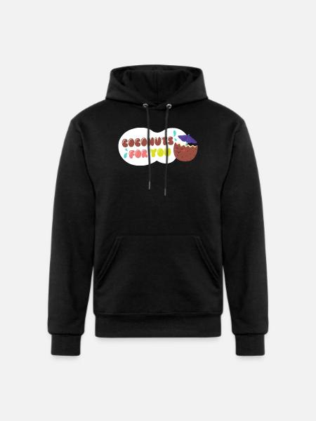 Coconuts For You - Champion Unisex Powerblend Hoodie - black