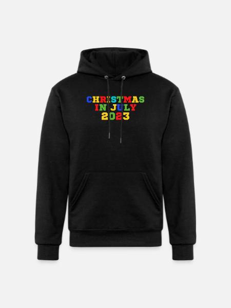 Christmas In July - Champion Unisex Powerblend Hoodie - black