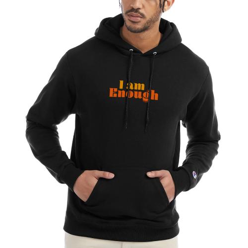 I Am Enough – Self-Love Affirmation Typography - Champion Unisex Powerblend Hoodie