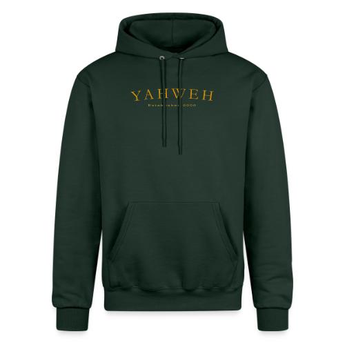 Yahweh Established 0000 in Gold - Champion Unisex Powerblend Hoodie