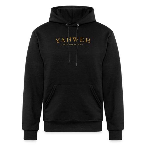 Yahweh Established 0000 in Gold - Champion Unisex Powerblend Hoodie