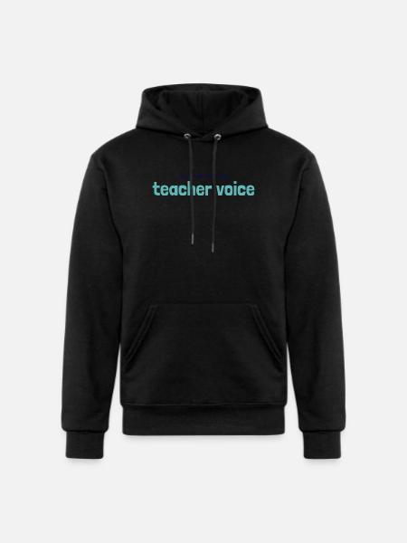 teacher voice - Champion Unisex Powerblend Hoodie - black