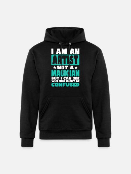 Artist - Champion Unisex Powerblend Hoodie - black