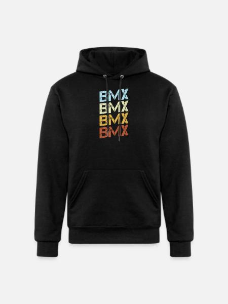 BMX Retro - Champion Unisex Powerblend Hoodie - black