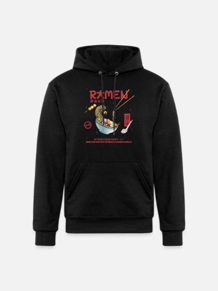 Ramen - Champion Unisex Powerblend Hoodie - black