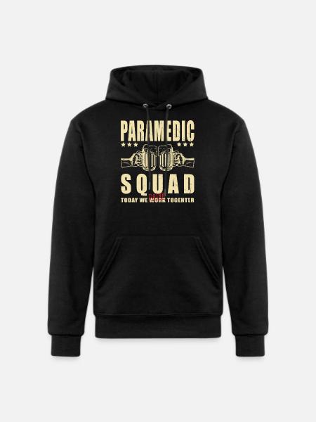 Paramedic Party Crew | Paramedic Squad - Champion Unisex Powerblend Hoodie - black