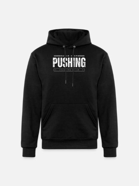 Energize Your Journey - Champion Unisex Powerblend Hoodie - black