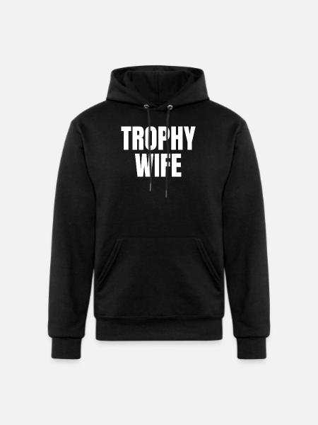 Trophy Wife - Champion Unisex Powerblend Hoodie - black