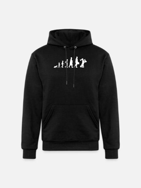 Break Dancer Evolution - Champion Unisex Powerblend Hoodie - black