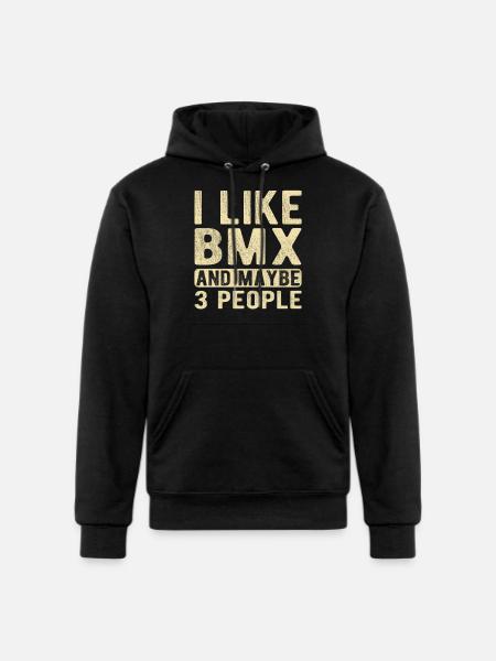 BMX Saying - Champion Unisex Powerblend Hoodie - black