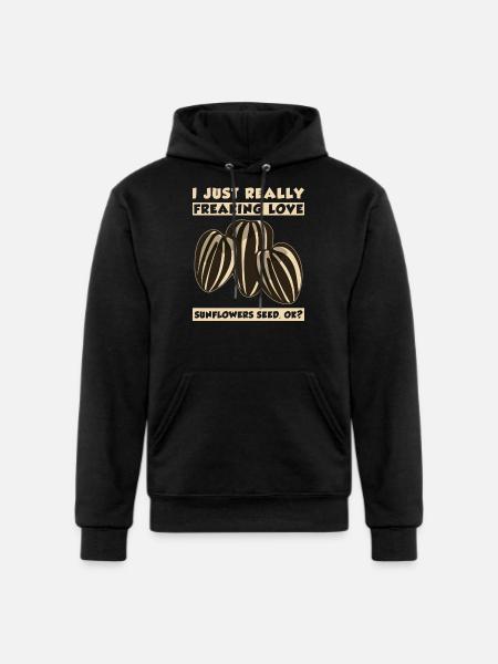 Sunflower Seeds - Champion Unisex Powerblend Hoodie - black