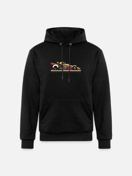 Race Car Velocity - Champion Unisex Powerblend Hoodie - black