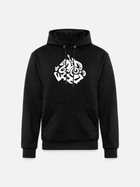 Odin And Sleipnir - Champion Unisex Powerblend Hoodie - black
