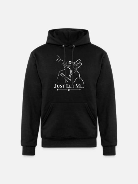 Affectionate Sphynx Cat - Champion Unisex Powerblend Hoodie - black