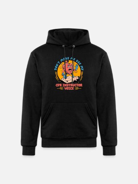 CPR Instructor Paramedic - Champion Unisex Powerblend Hoodie - black