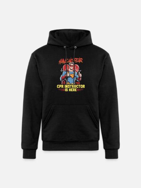 CPR Instructor Paramedic - Champion Unisex Powerblend Hoodie - black