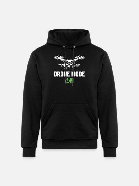 Drone Mode: On - Champion Unisex Powerblend Hoodie - black
