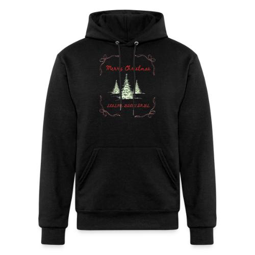 Beautiful Green Christmas Tree Graphic - Champion Unisex Powerblend Hoodie