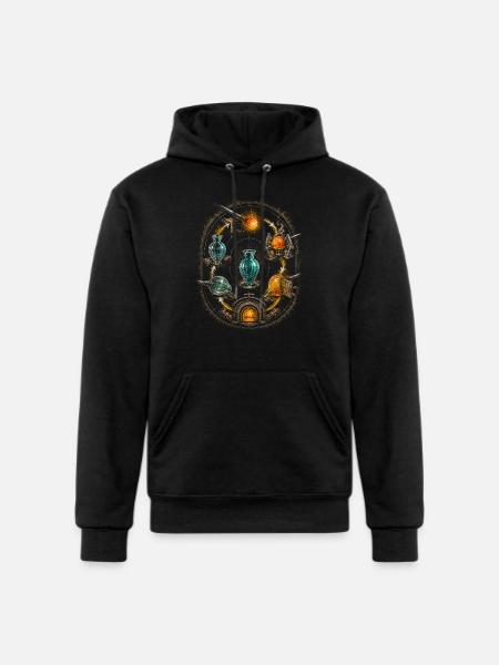 Glass Blowing - Champion Unisex Powerblend Hoodie - black