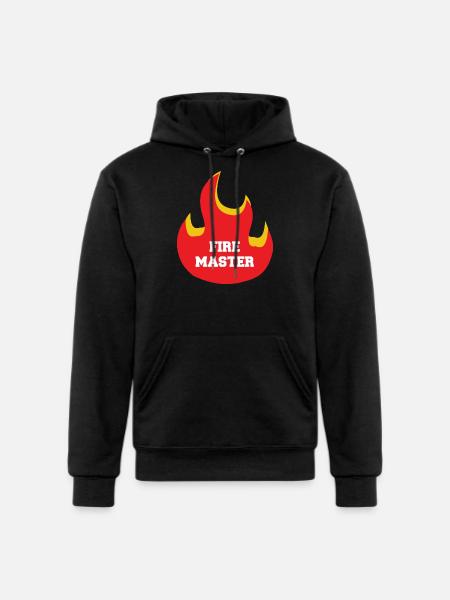 Fire Master - Champion Unisex Powerblend Hoodie - black