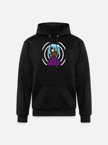 Contrast - Champion Unisex Powerblend Hoodie - black