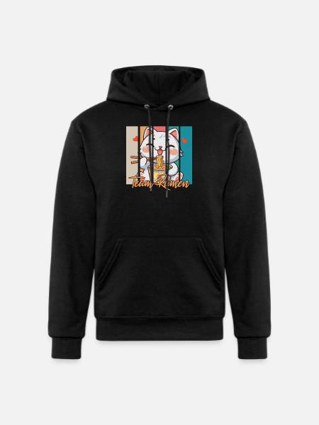 team ramen - Champion Unisex Powerblend Hoodie - black