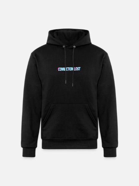 Connection Lost - Champion Unisex Powerblend Hoodie - black