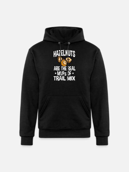 Hazelnuts Saying - Champion Unisex Powerblend Hoodie - black