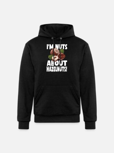 Funny Hazelnuts Shirt - Champion Unisex Powerblend Hoodie - black