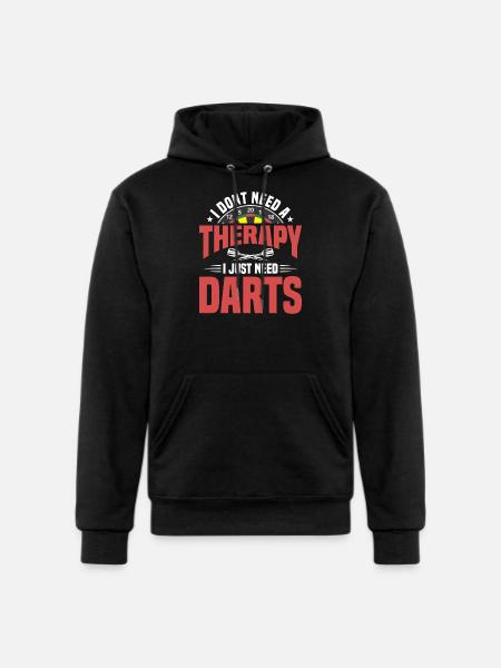 Darts Dart Player - Champion Unisex Powerblend Hoodie - black