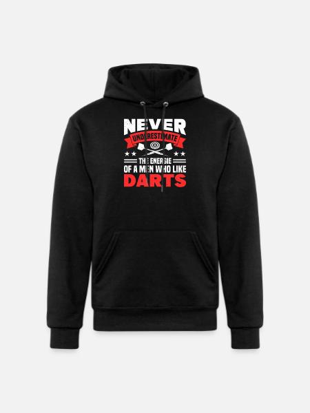 Darts Dart Player - Champion Unisex Powerblend Hoodie - black