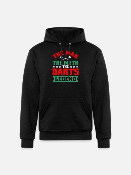 Darts Dart Player - Champion Unisex Powerblend Hoodie - black