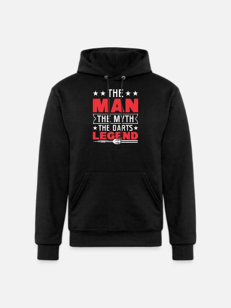 Darts Dart Player - Champion Unisex Powerblend Hoodie - black