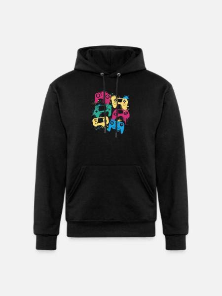 Joysticks - Champion Unisex Powerblend Hoodie - black