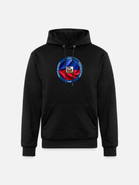 Haiti - Champion Unisex Powerblend Hoodie - black