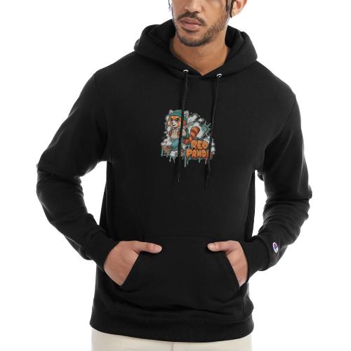 Red Panda Street Graffiti Vibes - Champion Unisex Powerblend Hoodie