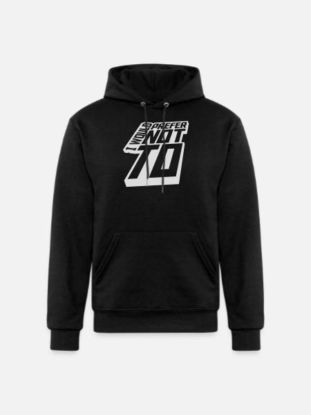 I prefer not to - Champion Unisex Powerblend Hoodie - black