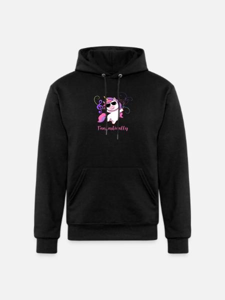 Fantastically - Champion Unisex Powerblend Hoodie - black