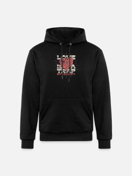 Love Is A Trap - Champion Unisex Powerblend Hoodie - black