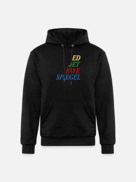 Ed Jet Faye Spiegel - Champion Unisex Powerblend Hoodie - black
