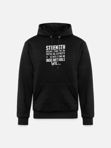 Motivation Quotes - Champion Unisex Powerblend Hoodie - black
